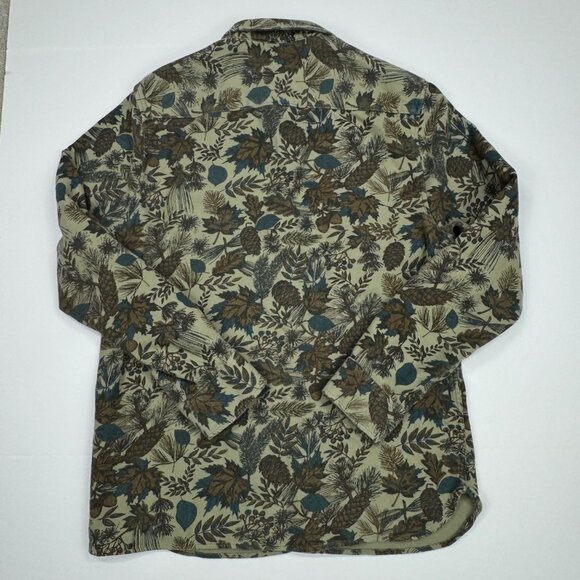 Madewell Men’s M Sunday Flannel Perfect Shirt Pine Cone Vetiver Green - Picture 8 of 9